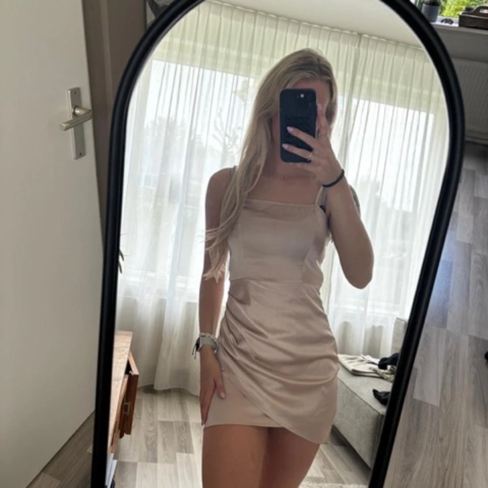 Bershka Tan Mini Dress